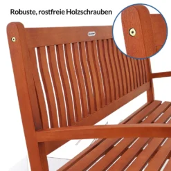 Gartenbank Maxima Witterungsbeständig FSC®-zertifiziertes Eukalyptusholz Holzbank Sitzbank Parkbank Bank 3-Sitzer -Deutschland Garten Zier Verkaufs-Shop da2976c9ccfd2e3079e6a92140d68dad