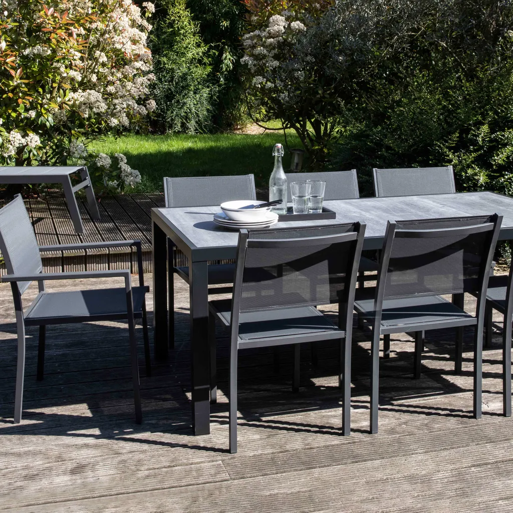 Gartentisch Mit Keramikplatte In Betonoptik, Tivoli 3 Gartentisch Mit Keramikplatte In Betonoptik, Tivoli – Bild 3