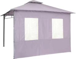 Tepro-Pavillon & Partyzelt-Seitenteilset Für "Lehua" Und "Waya" Lavendel; 5516