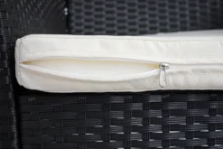 2x Poly-Rattan Gartensessel Hamar, Korbsessel Anthrazit, Kissen Creme -Deutschland Garten Zier Verkaufs-Shop dbb9bc31409860603412edccefe0818a