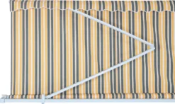 Alu-Markise T791, Gelenkarmmarkise Sonnenschutz 4,5x3m Polyester Grau-gelb -Deutschland Garten Zier Verkaufs-Shop dd809ee95229361a6b0e1c76ffc769a9