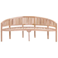 VidaXL Bananenbank 200 Cm Massivholz Teak -Deutschland Garten Zier Verkaufs-Shop de30d1b48c3688b9e449b0e4b438135b