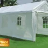Pavillon 3 X 6 M Mit Seitenteile Weiss Stahl Partyzelt Zelt