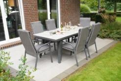 Ploß Gorgona Stapelsessel, Grau, Alu/Polyrattan, 58x72x111 Cm, Verstellbare Rückenlehne, Stapelbar -Deutschland Garten Zier Verkaufs-Shop df88e1062ffdeb89873a865f13b6a719