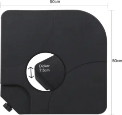Mucola Schirmständer 60 L / 80 Kg 4er Set Ampelschirmständer Outdoor Schirmgewicht Bodenkreuz Sonnenschirmständer Schirmhalter Schirmfuß Wasser Sand Gefüllt Garten -Deutschland Garten Zier Verkaufs-Shop df8db5ec2215a8f31bc48694b67d4d63