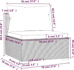 VidaXL 5-tlg. Garten-Lounge-Set Mit Kissen Poly Rattan Schwarz -Deutschland Garten Zier Verkaufs-Shop e08c4b8315eed6a23c17c89e1b0ca6e7