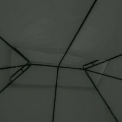 Outsunny Ersatzdach Pavillondach Für Metallpavillon Gartenpavillon Partyzelt Gartenzelt Polyester 3x4m Dunkelgrau -Deutschland Garten Zier Verkaufs-Shop e1b1b692e383ad7792f92af64f362e50