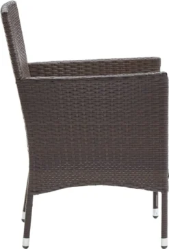 VidaXL Garten-Essstühle 2 Stk. Poly Rattan Braun -Deutschland Garten Zier Verkaufs-Shop e25167d15761287943bdae31c4ce0643