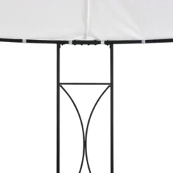 VidaXL Pavillon 300 X 290 Cm Weiß Rund -Deutschland Garten Zier Verkaufs-Shop e28b12c5842644aa620c20dba6990f6b
