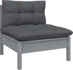 VidaXL 3-Sitzer-Gartensofa Mit Anthrazit Kissen Massivholz Kiefer -Deutschland Garten Zier Verkaufs-Shop e2d7d2785c7249755c26b02925ae02c1