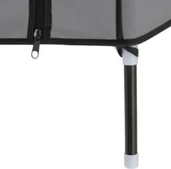 Tectake Stoffschrank 4 Fächer 108x45x164cm - Grau -Deutschland Garten Zier Verkaufs-Shop e36e33ae0a26a7f34c42f517da0e3b43