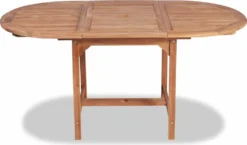 VidaXL Ausziehbarer Gartentisch (110-160)x80x75 Cm Massivholz Teak -Deutschland Garten Zier Verkaufs-Shop e46350cde92005411e25bfe73ac05947