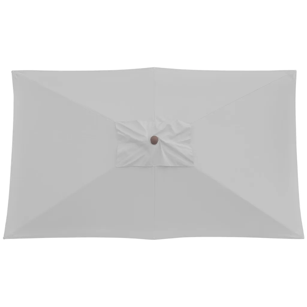 Anndora Sonnenschirm 2,5x1,5m EckigKnickbar Hellgrau - Hellgrau 6 Anndora Sonnenschirm 2,5x1,5m EckigKnickbar Hellgrau - Hellgrau – Bild 6