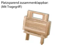 KMH® Teak Beistelltisch Rechteckig 50x50x50 Klappbar -Deutschland Garten Zier Verkaufs-Shop e74b2080f7d02757e959052bd9c13217