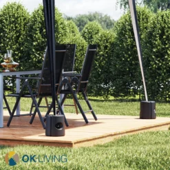 OK-Living Pavillongewicht Pavillonstandfüße Beschwerung Anthrazit Gartenzelt -Deutschland Garten Zier Verkaufs-Shop e756a437b724b05e2ad83ff8f270af59