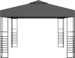 VidaXL Gartenzelt Mit LED-Lichterkette 3x3 M Anthrazit -Deutschland Garten Zier Verkaufs-Shop e76a7c167a0cf2ef3477b6b510699bd8