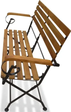 VidaXL Gartenbank Klappbar 112 Cm Massivholz Akazie -Deutschland Garten Zier Verkaufs-Shop e7f34524f41c37b6dd68446ac3d3bea7