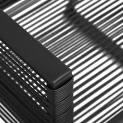 VidaXL Gartenstühle 4 Stk. Seil Rattan Schwarz -Deutschland Garten Zier Verkaufs-Shop e873a15e4aaa4c7fc697d8ae44018707