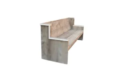 Wood4You Gartenbank Holz "Zeeland" - Wetterfest Massivholz Rustikal - Holzbank Sitzbank Balkonmöbel Terassenmöbel Ohne Kissen - DIY Baumbank Mit Lehne - Gerüstholz -Deutschland Garten Zier Verkaufs-Shop e89223d30a7147924d15ea78823d08fb