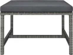 VidaXL 6-tlg. Garten-Lounge-Set Mit Kissen Poly Rattan Grau -Deutschland Garten Zier Verkaufs-Shop e9fbdef28e45befdd51cc86227491512