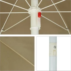 Relaxdays Sonnenschirm 180 Cm -Deutschland Garten Zier Verkaufs-Shop ea71e43753bcbdd20cd35d99c04afc19