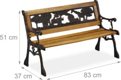 Relaxdays Kinder Gartenbank Mit Tier-Motiv -Deutschland Garten Zier Verkaufs-Shop ea8f198e6b8ac02fff7177f603056f01