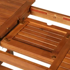 Outsunny Ausziehtisch Gartentisch Esstisch Gartenmöbel Akazienholz Wetterfest Braun 160/120 X 70 X 72 Cm -Deutschland Garten Zier Verkaufs-Shop eb86e7bbe74dc20e8e1d5ea07db28fd2