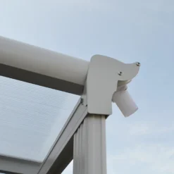 HOME DELUXE - Terrassenüberdachung 618 X 303 X 226 / 278 Cm Weiß Terrassendach Überdachung Carport -Deutschland Garten Zier Verkaufs-Shop ebb6c168f6c83cd6e1ffa282544eafc6