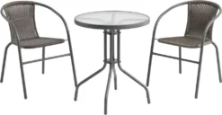 Linder Exclusiv Gartentisch BISTRO MC330850DG 71x60 Cm -Deutschland Garten Zier Verkaufs-Shop ebe45d0909cf30872a0562efd719a436