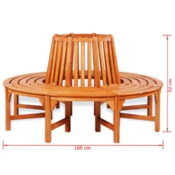 VidaXL Baumbank Ø 160 Cm Holz 5 VidaXL Baumbank Ø 160 Cm Holz -Deutschland Garten Zier Verkaufs-Shop ebf1aebc1e31d01e9b97e27b10683950