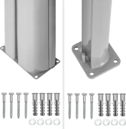 Tectake Aluminium Doppel Seitenmarkise Ausziehbar Mit Aufrollmechanismus - 200 X 600 Cm, Grau -Deutschland Garten Zier Verkaufs-Shop ed4cab4e9f331492fbf071d478fb28ed