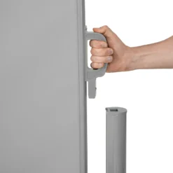 Tectake Aluminium Seitenmarkise Ausziehbar Mit Aufrollmechanismus - 200 X 300 Cm, Grau -Deutschland Garten Zier Verkaufs-Shop ed80ad5f5f58d9818be39ee765a8abf9