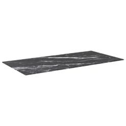 VidaXL Tischplatte Schwarz 100x50 Cm 6 Mm Hartglas In Marmoroptik -Deutschland Garten Zier Verkaufs-Shop edc80d7d22b30058900f5cb21c040485