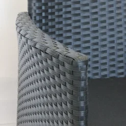 2 Stück Rattansessel Schwarz Inklusive Kissen Schwarz -Deutschland Garten Zier Verkaufs-Shop ee224b1879ba9607906bf1675da107da