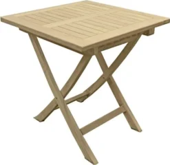 Garden Pleasure Teak Gartentisch Solo 70x70 Garten Holz Esstisch Tisch Klappbar