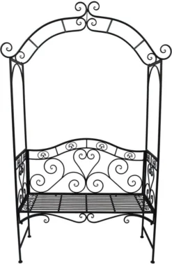 Garden Pleasure Metall Bank Rosenbogen Rankhilfe Parkbank Sitzbank