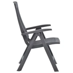 Verstellbare Gartenstühle 2er Set Garden Chair Esszimmerstühle Sessel | Garten Stapelstuhl Hochlehner Kunststoff Moccafarben - 8043 -Deutschland Garten Zier Verkaufs-Shop f0144a054bb71f9431d6a8f098c36437
