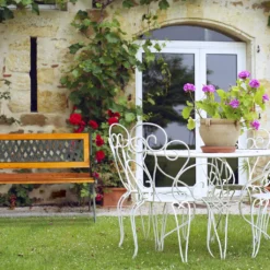 Relaxdays Gartenbank Flechtdesign -Deutschland Garten Zier Verkaufs-Shop f02282f19b5bd2901bbc775064284f2b