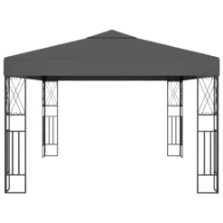 VidaXL Pavillon Mit LED-Lichterkette 3x4 M Anthrazit Stoff -Deutschland Garten Zier Verkaufs-Shop f04da0e9173e2ca0a8bad09848707f40