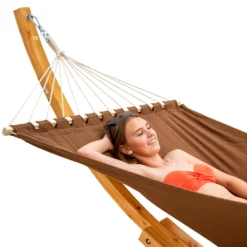 XXL Hängematte Mit Gestell - Holz Hängemattengestell -Deutschland Garten Zier Verkaufs-Shop f080fbea39285d7eb3b676025783d2ac