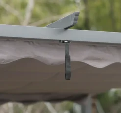 Angel Living Pergola Aus Aluminium In Anthrazit, Dachrohre Aus Stahl, Verstellbares Dach Aus Polyester (3x4m, Grau) -Deutschland Garten Zier Verkaufs-Shop f0a366d7a28f57a3ce473def639ef993