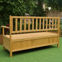 Mucola Holz Truhenbank Sitzbank Gartenbank Küchenbank Holz Auflagenbox Gartentruhe NEU -Deutschland Garten Zier Verkaufs-Shop f0ee2c811a6904d2d436e201f238cbff