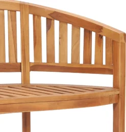 VidaXL Bananenbank 120 Cm Massivholz Teak -Deutschland Garten Zier Verkaufs-Shop f1af69f652e395e52611d9ea6e26e1bf