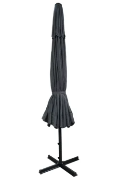 Sonnenschirm Carpi Pro, Gastronomie Marktschirm Mit Volant Ø 5m Polyester/Alu 28kg Anthrazit Ohne Ständer -Deutschland Garten Zier Verkaufs-Shop f2a6e6bf662443e8dc6a4600bd579b06