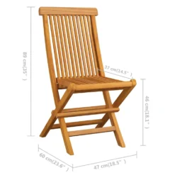 VidaXL Klappbare Gartenstühle 6 Stk. Massivholz Teak -Deutschland Garten Zier Verkaufs-Shop f5c497afb45879980bc6614c4dfd80dd