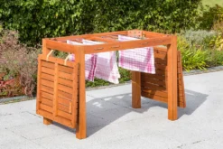 Merxx Gartentisch Trockentisch Eukalyptus Natur 60 Cm X 100 Cm X 75 Cm -Deutschland Garten Zier Verkaufs-Shop f6a12474c64abb6ac87b823950ef4ee9