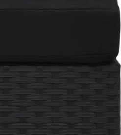 VidaXL Modulares 2-Sitzer-Sofa Poly Rattan Schwarz -Deutschland Garten Zier Verkaufs-Shop f6f9007ad7d5c802e4d02aca91848a64