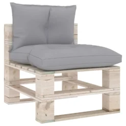VidaXL Palettensofa-Auflagen 2 Stk. Grau Stoff -Deutschland Garten Zier Verkaufs-Shop f768acea72458718e12ad8948d5320ac