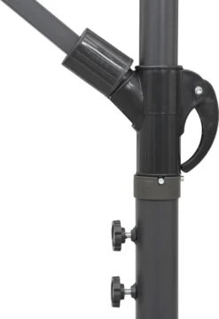 VidaXL Ampelschirm Weiß 3 M Aluminium-Mast -Deutschland Garten Zier Verkaufs-Shop f7b09b532b6d08f2848ae3798a40cbaf