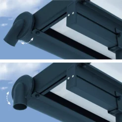 Palram-Canopia Aluminium Terrassenüberdachung Mit Doppelstegplatten "Sierra" Anthrazit 230 X 230 Cm -Deutschland Garten Zier Verkaufs-Shop f8027111d42b9a40db7e1d5e46551c50